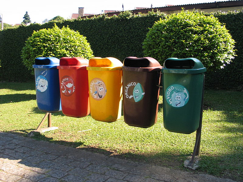 Der Inhalt von Recycling-Tonnen ist in vielen Ländern unterschiedlich. Bild: Zaf (commons.wikipedia.org, CC-BY-NC 3.0)